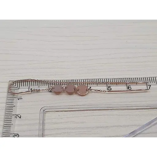 Золотые серьги-протяжки Favoritum. 210233 - фото 3