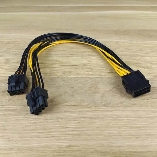 Кабель перехідник розгалужувач живлення Cablexpert CC-PSU-85 2 x 6+2 pin 8 pin - фото 5