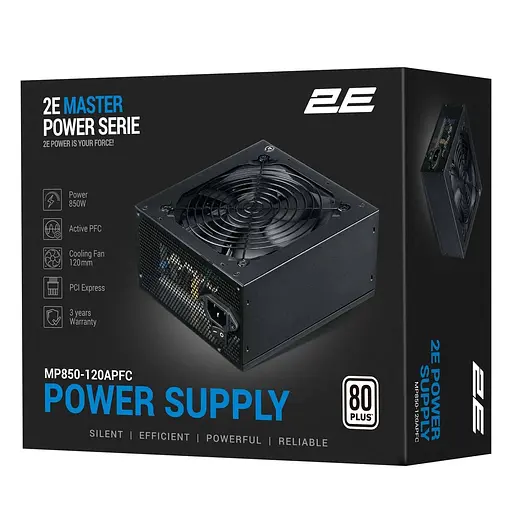 Блок питания 2E Master Power 850W 80+ White (2E-MP850-120APFC) - фото 9