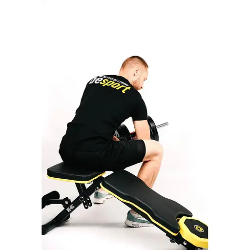 Набор Besport PowerPro гантели 2х21кг со скамьей WB-002 - фото 9