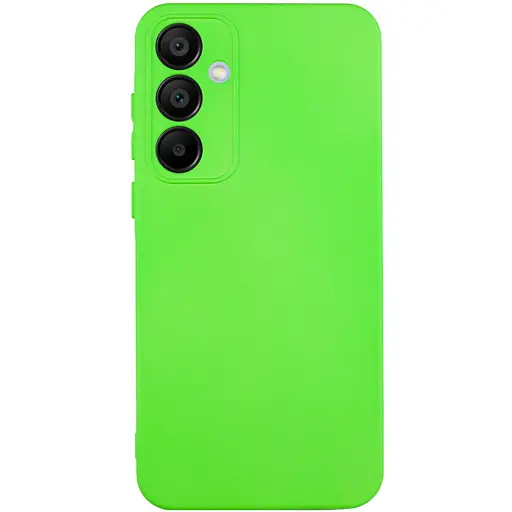 Чехол Lakshmi Silicone Cover Full Camera A для Samsung Galaxy S24+ Салатовый/Neon Green