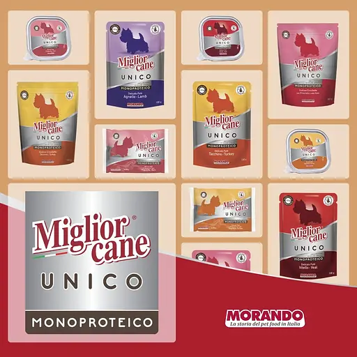 Сухий корм для собак малих порід Morando Migliorcane Unico індичка 7.2 кг (9 шт. х 800 г) - фото 6