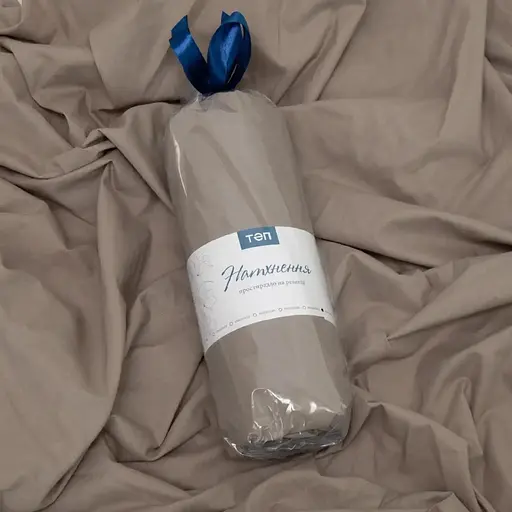 Простыня ТЕП Вдохновение с резинкой Хаки, 120x200 (2-04015_26830) - фото 3