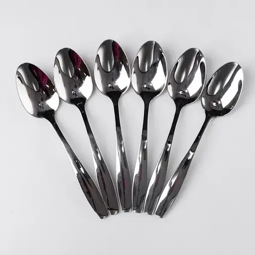 Набор столовых ложек Yiwu 6 штук из нержавеющей стали 21 см ложки столовые приборы для сервировки стола HP-16978-13 - фото 1