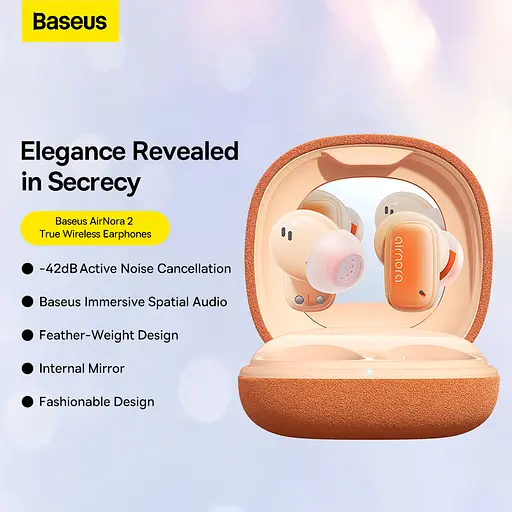 Навушники Baseus AirNora 2 TWS Gradient Orange - фото 8