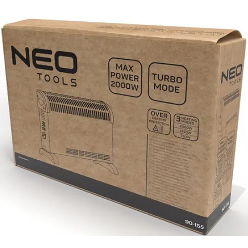 Конвектор Neo Tools 2 кВт (термостат 90-154) - фото 7