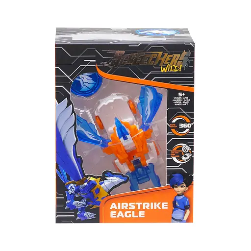 Машинка-трансформер SCREECHERS WILD! S4 L1 - ЕІРСТРАЙК ІГЛ, EU685101