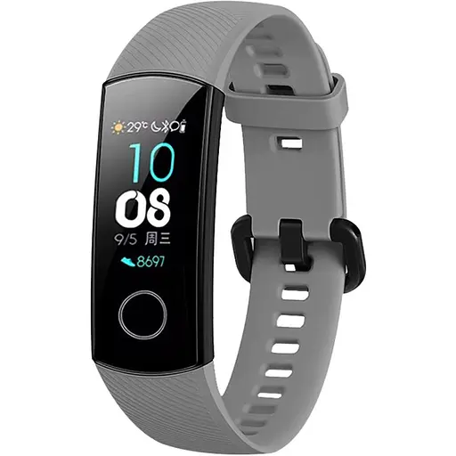Ремінець для фітнес-браслета MIIQNUS для Honor Band 4 і 5 сірий