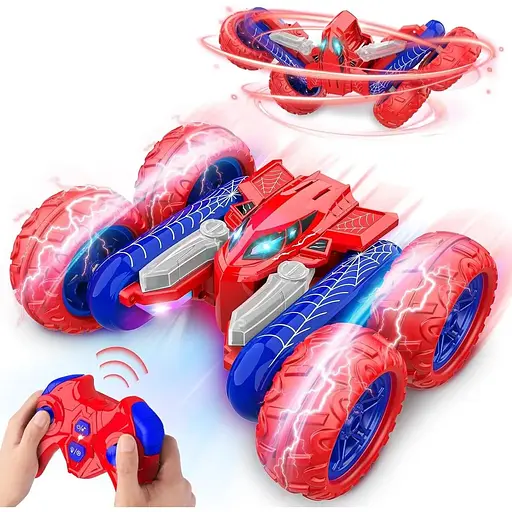Автомобільні іграшки з дистанційним керуванням: зовнішні двосторонні радіокеровані автомобілі для 4, 5, 6, 7, 8, 9, 10 років - фото 2