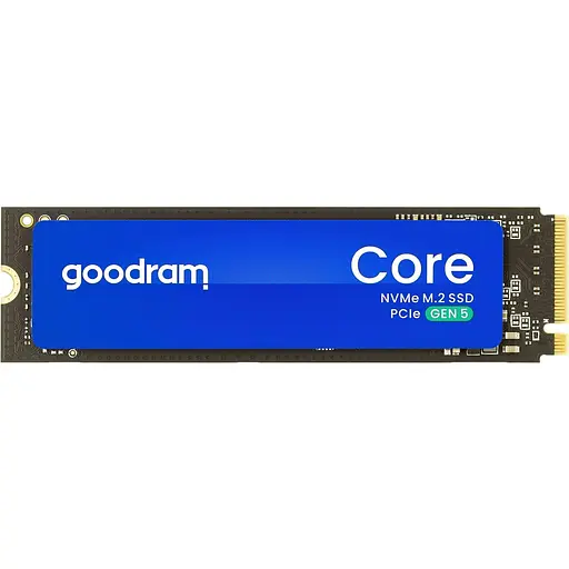 Накопитель SSD GoodRam m.2 NVMe 1TB Core PCIe 5.0 x4 3D NAND (SSDR-GRC01-1K0-80) - фото 1