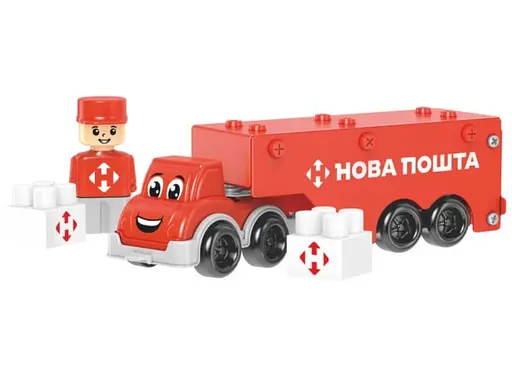 Конструктор металлический Фура Новая почта ТехноК 135 дет. (1416)  - фото 5