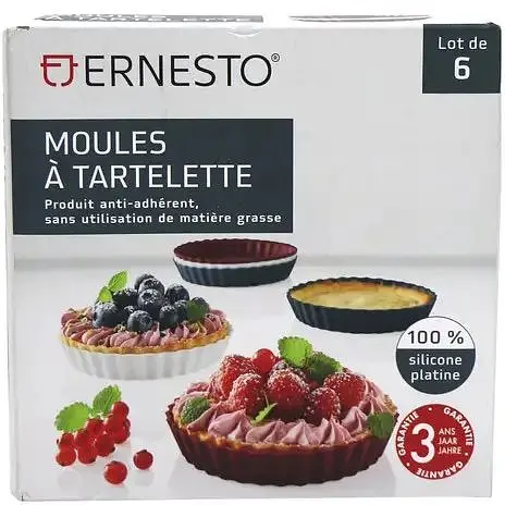 Форма для випікання Ernesto K10-111237 силіконова 6 шт. різнобарвна - фото 2