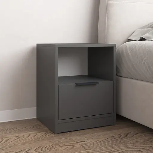 Тумба приліжкова Vays M-31, з шухлядою та полицею, ЛДСП, 40х35х50 см - для спальні - фото 3