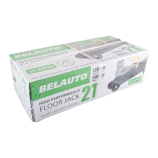 Домкрат гидравлический (подкатный) Belauto DP42, 2 т картонная упаковка (DP42) - фото 3