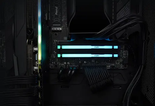 Kingston Память для ПК DDR5 5600 16 ГБ KIT (8 ГБ x 2) FURY Beast RGB - фото 2