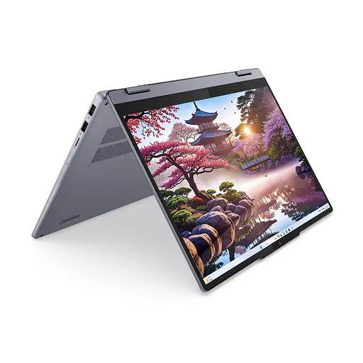 Ноутбук Lenovo IdeaPad 5 14IAL10 2-в-1, (83KT002BRM), AMD Ryzen AI 7350 до 5 ГГц, 14" WUXGA, 16 ГБ, 1 ТБ, графіка AMD Radeon 860M, FreeDOS, Luna Gray - фото 7