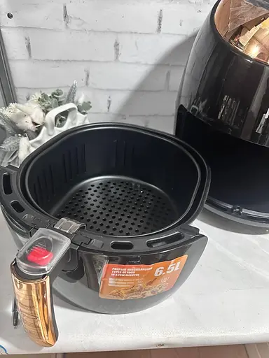 Аэрофритюрница RAF R.5298 с таймером безмасляная 8 л 1800 Вт Черная - фото 6