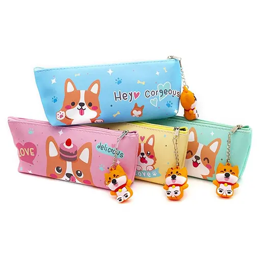 Пенал силіконовий із підвіскою Лисенок, PVC, 21146Y-P (В асортименті) - фото 6