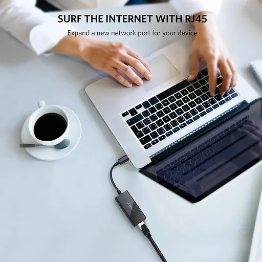 Мережевий адаптер Ugreen US236 USB-C Gigabit Ethernet Adapter 50307 (83255) - фото 6