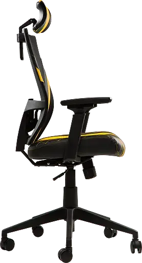 Геймерское кресло GT Racer черное с желтым (X-6674 Black/Yellow) - фото 3