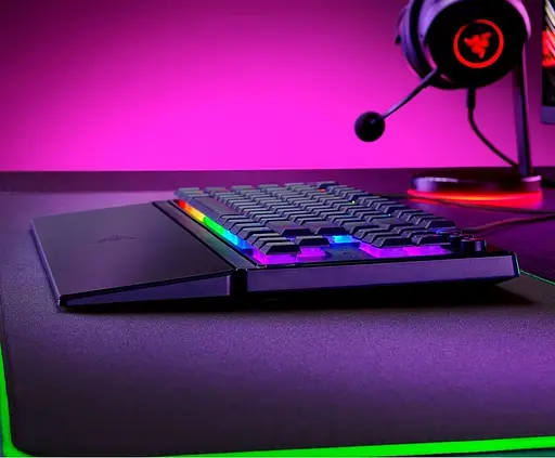 Клавиатура Razer Ornata V3 TKL Mecha-Membrane Switches USB Black (RZ03-04881800-R371) - фото 8