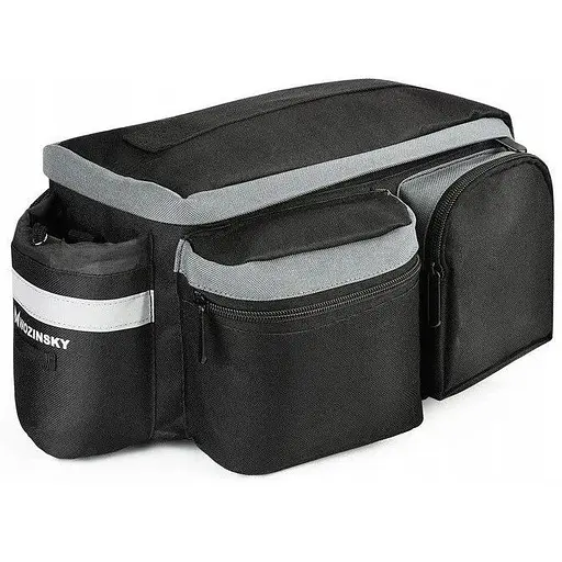 Велосипедная сумка на багажник. кофр 6L Wozinsky 28х16х14 см sum0021406 - фото 1