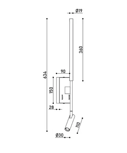 Бра KLOODI DECO WA-KELLY 634 3K WH - фото 2