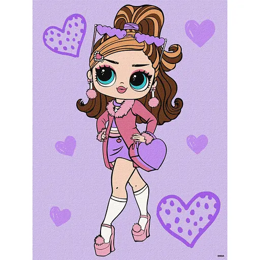 Картина за номерами "L.O.L. Surprise! Tweens Fancy Gurl" Ідейка KHO6284, 30х40 см - фото 1