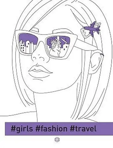 Розмальовка Жорж #girls #fashion #travel