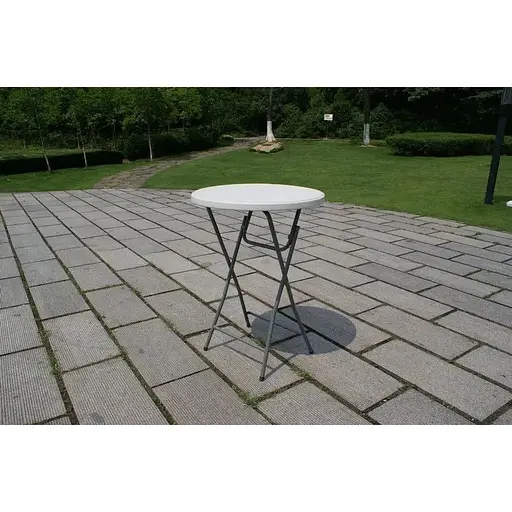 Стіл Time Eco ТЕ-1830 складаний круглий білий - фото 3