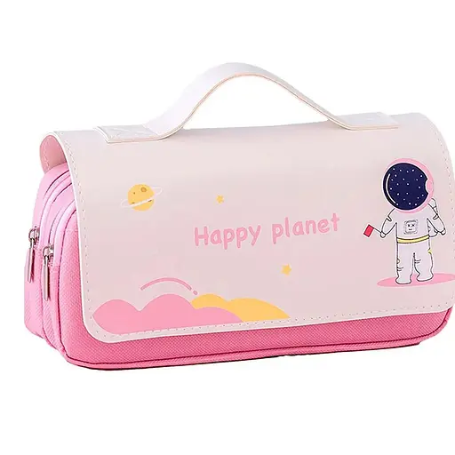 Пенал Happy Planet, 20.5x5.5x7 см, з ручкою, 0204P (В асортименті) - фото 3