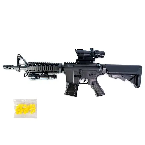 Пластикова гвинтівка з пістолетом VIGOR, ліхтарик, протитанкова граната