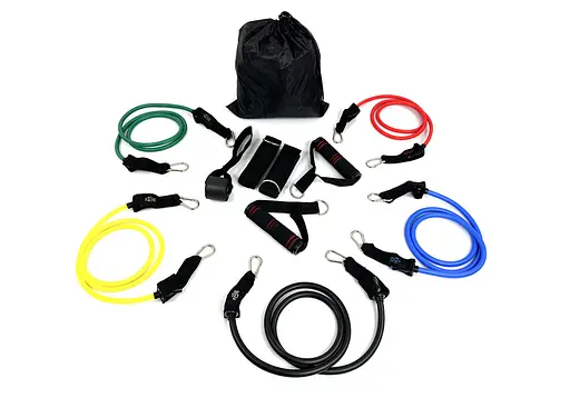 Набір гумових джгутів-еспандерів EasyFit Бубновського для фітнесу та реабілітації з 5 шт. (EF-6333) - фото 2