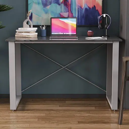 Письмовий стіл Ferrum-decor Драйв 750x1400x600 Сірий метал ДСП Сосна Кембра 16 мм (FRD-103138) - фото 3