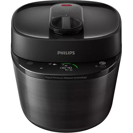 Мультиварка-скороварка Philips All in One Cooker 1000 Вт черная (HD2151/40)