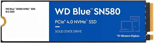 Накопичувач SSD Western Digital m.2 NVMe 1TB BLUE SN580 WDS100T3B0E (WDS100T3B0E) - фото 1