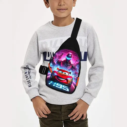 Сумка через плечо детская Тачки Молния Маккуин 29х17 см сумка слинг для мальчика (02218)