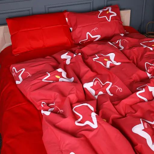 Наволочка MirSon Сатин Scarlet Star 40х60 см (2200013051374) - фото 4