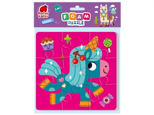 Пазлы фомовые 2in1 Unicorn