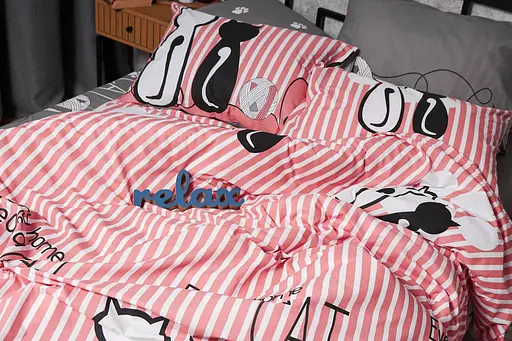 Комплект постільної білизни Moon&Star Бязь Gold Люкс Cat полуторний 143х210 наволочки 2х50х70 - фото 5