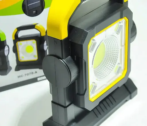 Фонарь прожектор Hello Cloud HC-7078-A Повербанк Солнечная панель переносной для охраны - фото 2