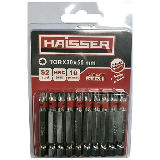 Бита Haisser T30х50 мм 10 шт. (81355)