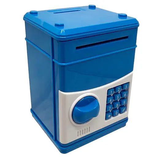 Детская игрушка "Копилка-сейф" 777S (Blue) механическая