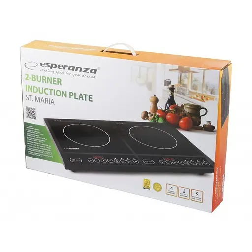 Плита індукційна Esperanza EKH008 St. Maria 2000Вт+2000Вт - фото 3