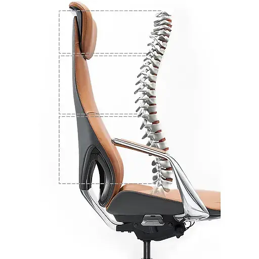 Офисное кресло GT Racer X-808 (ZP-08, ZP-05), серо-коричневое (X-808 Brown/Gray (ZP-08, ZP-05)) - фото 5