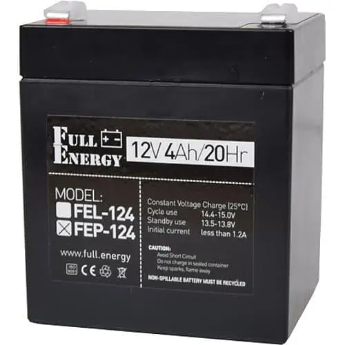 Акумуляторна батарея для ДБЖ Full Energy AGM 12 V / 4 А*ч (FEP-124) - фото 1