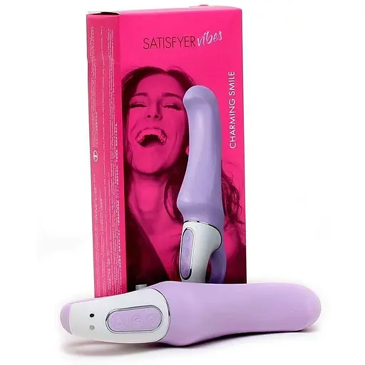 Вибратор Satisfyer Vibes Charming Smile Гибкий стел для точной G-Spot стимуляции 12 режимов - фото 5