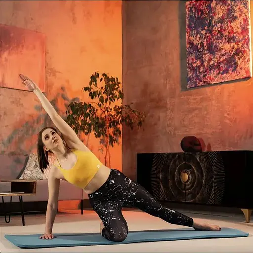 Коврик для йоги Hop-Sport HS-NB020GM NBR 2см светлый морской - фото 3