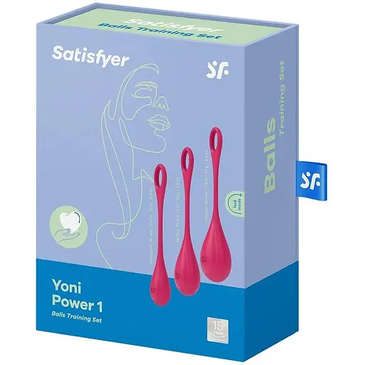 Набір йоні намистин Satisfyer Yoni Power 1 Червоний - фото 3