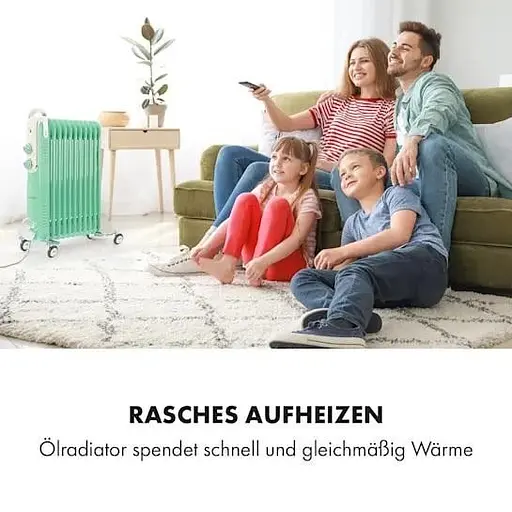 Масляний радіатор KLARSTEIN Thermaxx Retroheat 2500 W (10035081) - фото 7